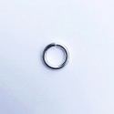 Anneau de montage rond en plaqué argent 10 microns
