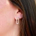 Boucles d'oreilles Ovale