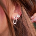 Boucles d'oreilles Ovale