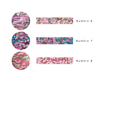 Bracelet Toggle Pastille Ruban Pastille