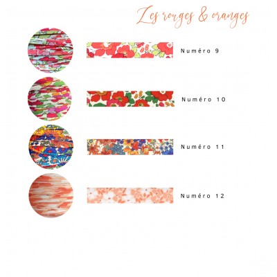 Bracelet Toggle Pastille Ruban Pastille