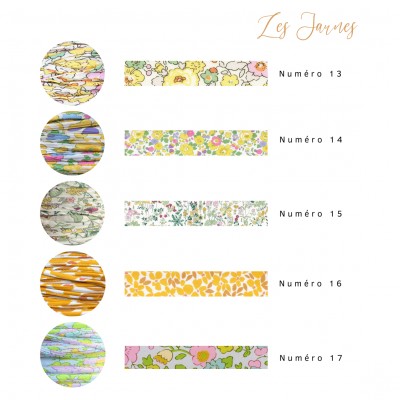 Bracelet Toggle Pastille Ruban Pastille