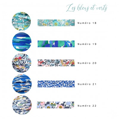 Bracelet Toggle Pastille Ruban Pastille