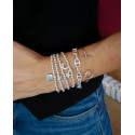 bracelet gaïa perles pampilles multiples