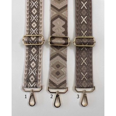 Bandoulière bronze chiffres