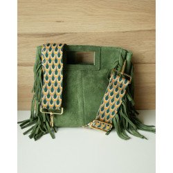 Bandoulière motif queue de paon 2