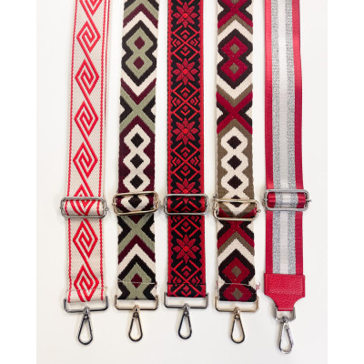 Bandoulière rouge chiffres