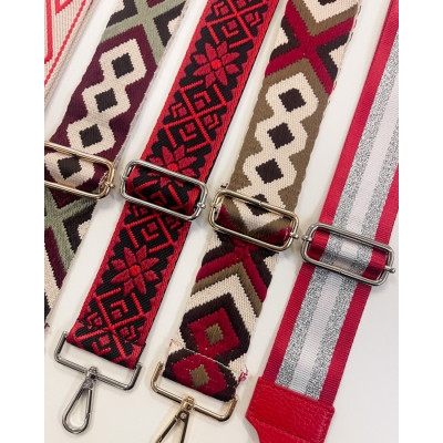 Bandoulière rouge 3 4 5