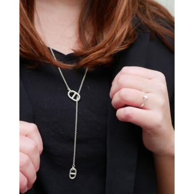 Sautoir Cécile fin détail