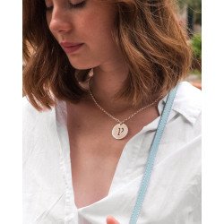 Collier Alphabet plaqué argent