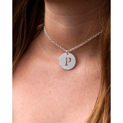 Collier Alphabet plaqué argent 2