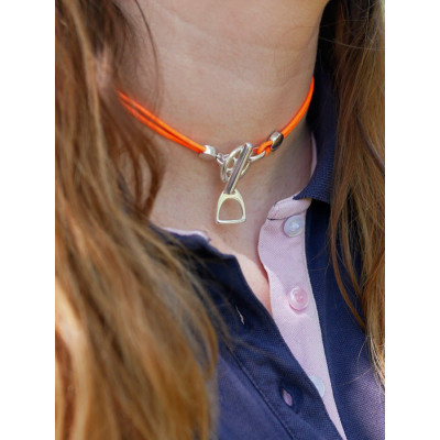 Collier Jappeloup orange bis