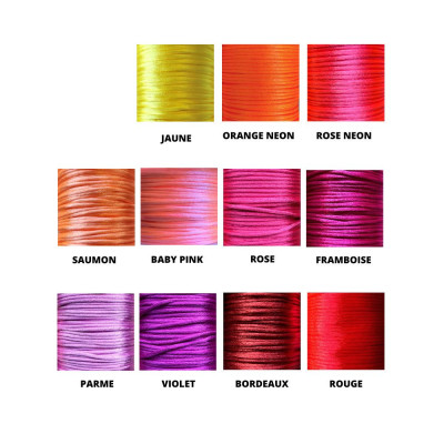 Collier Summer Satiné plaquette