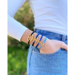 Bracelet Marine satin or