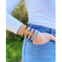 Bracelet Marine satin or