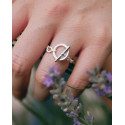 Bague Suzie portée
