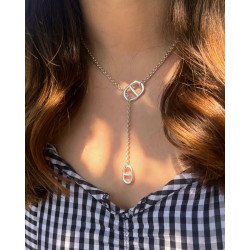 Collier coulissant maille marine 2