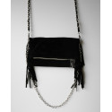 Sac Cooper à franges Noir