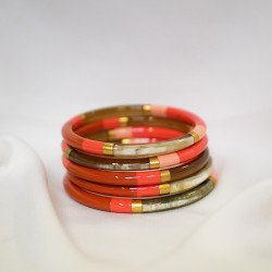 Jonc corne 6 mm deux faces multicolores 2