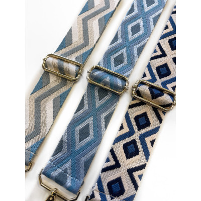 Bandoulière Bleu Gris