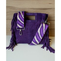 Bandoulière violette 2
