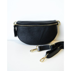 Sac banane Izia grainé exemple porté 2