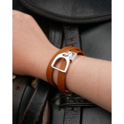 Bracelet Cuir, Breloque au choix
