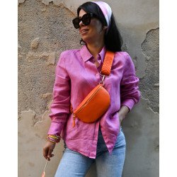 Sac banane Izia grainé exemple porté