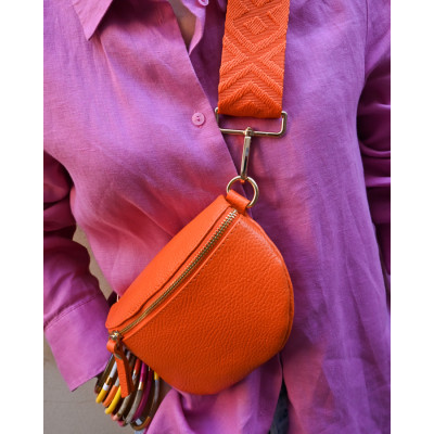 Sac banane Izia grainé exemple porté