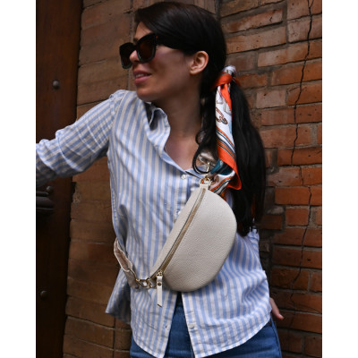 Sac banane Izia grainé exemple porté