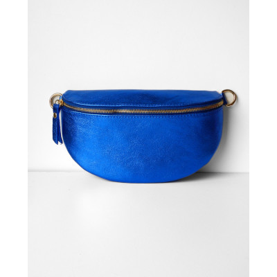 Sac banane Izia pailletée Bleu électrique