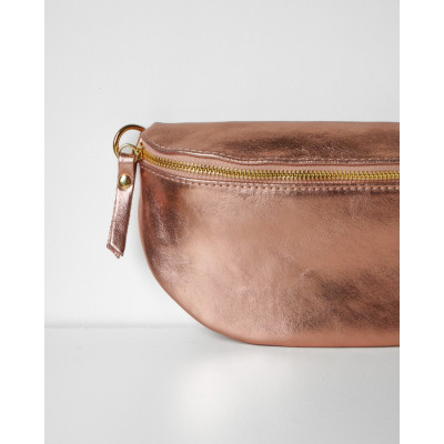 Sac banane Izia pailletée Rose gold