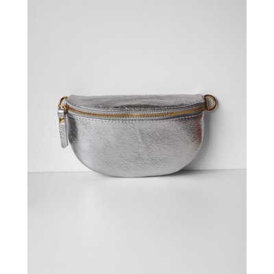 Sac banane Izia pailletée Silver