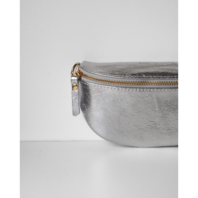 Sac banane Izia pailletée Silver