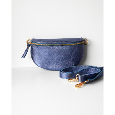Sac banane Izia pailletée Bleu Violet