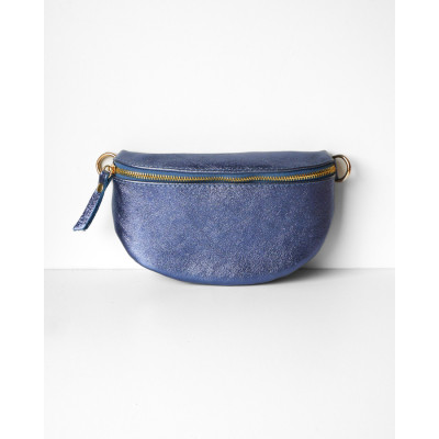 Sac banane Izia pailletée Bleu Violet