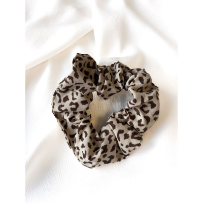 Chouchous Scrunchies - Motifs Léopard...