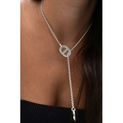 Collier coulissant maille marine...