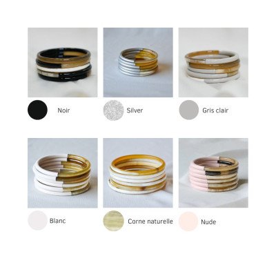 Jonc corne 5 mm classique Jonc corne 5 mm classique