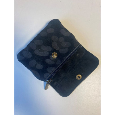 Pochette Sunny léopard daim nubuck