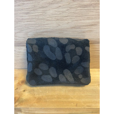 Pochette Sunny léopard daim nubuck