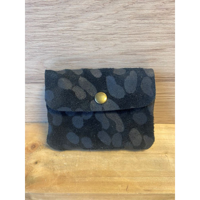 Pochette Sunny léopard daim nubuck