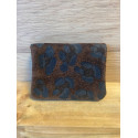 Pochette Sunny léopard daim nubuck