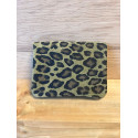Pochette Sunny léopard daim nubuck
