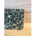 Pochette Sunny léopard daim nubuck