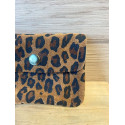 Pochette Sunny léopard daim nubuck