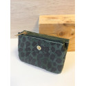 Pochette Sunny léopard daim nubuck