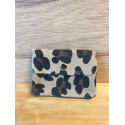 Pochette Sunny léopard daim nubuck