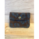 Pochette Sunny léopard daim nubuck