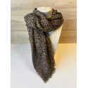 Écharpe léopard - foulard écharpe doux imprimé panthère animal